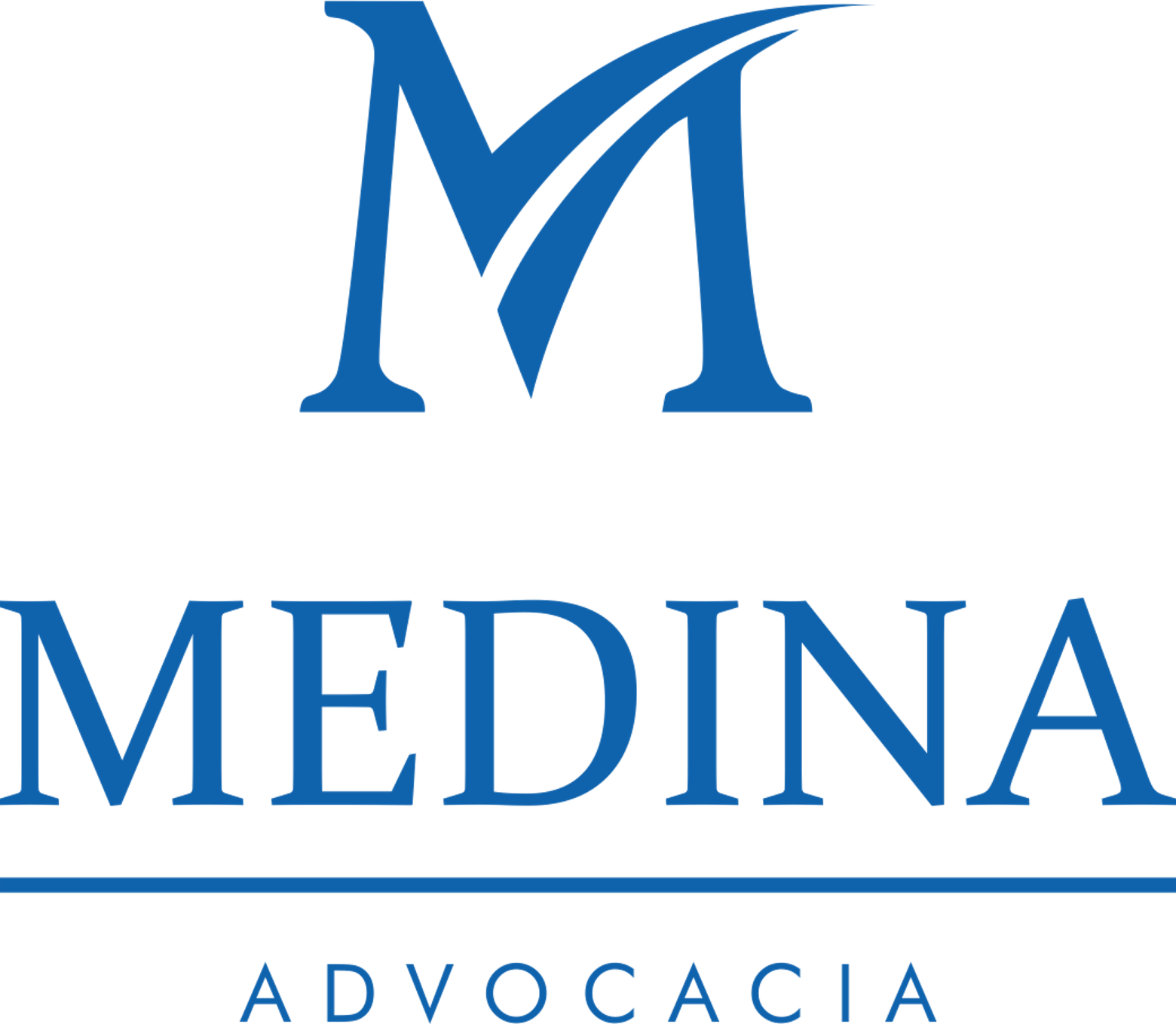 Logo Medina Advocacia versão azul